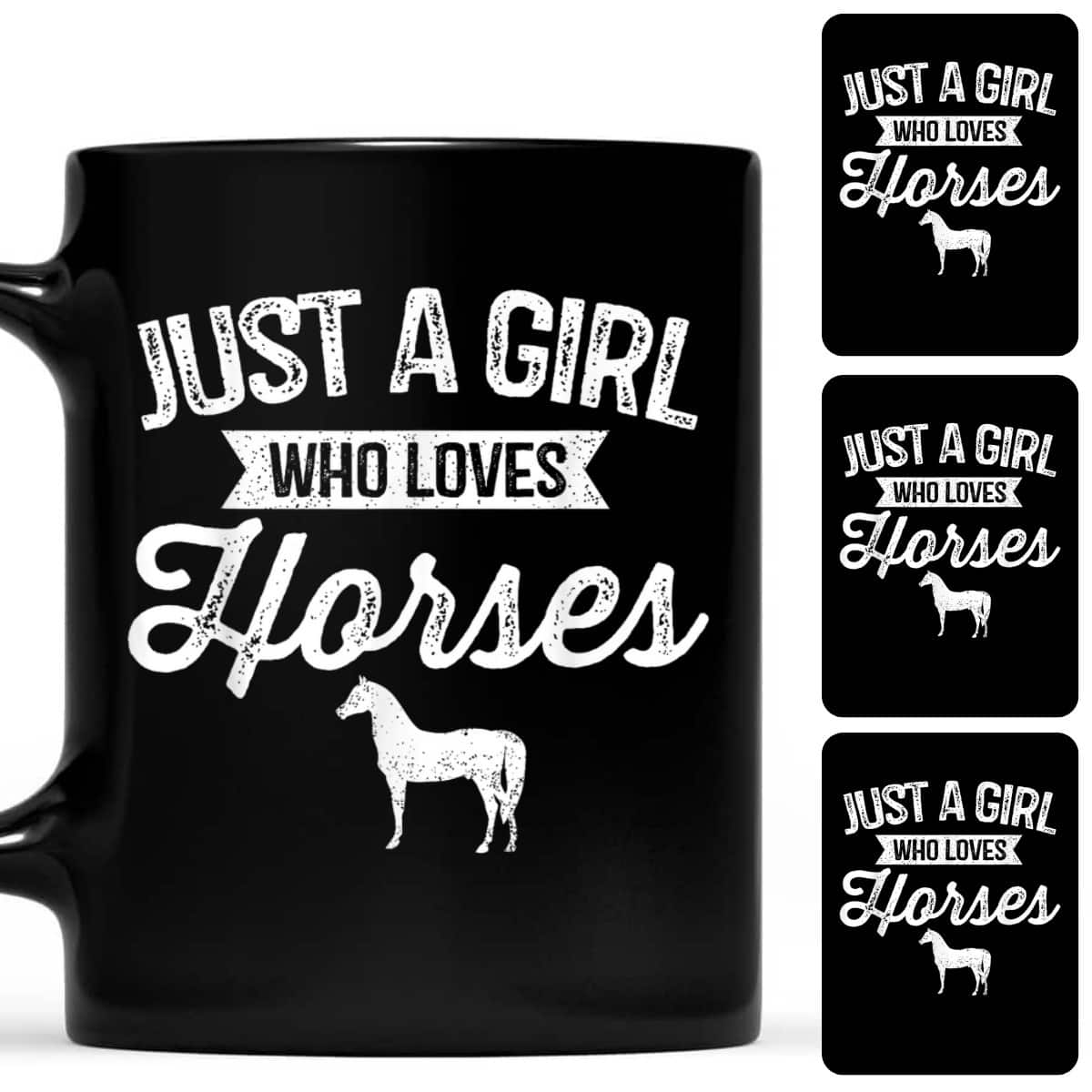 Just A Girl Who Loves Horses Horseback Riding Lover T-Shirt