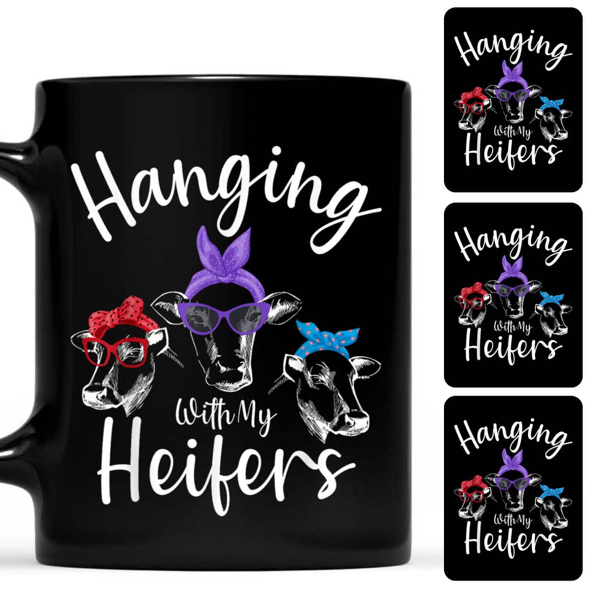 Funny Just A Girl Who Loves Cows Hanging With My Heifers T-Shirt