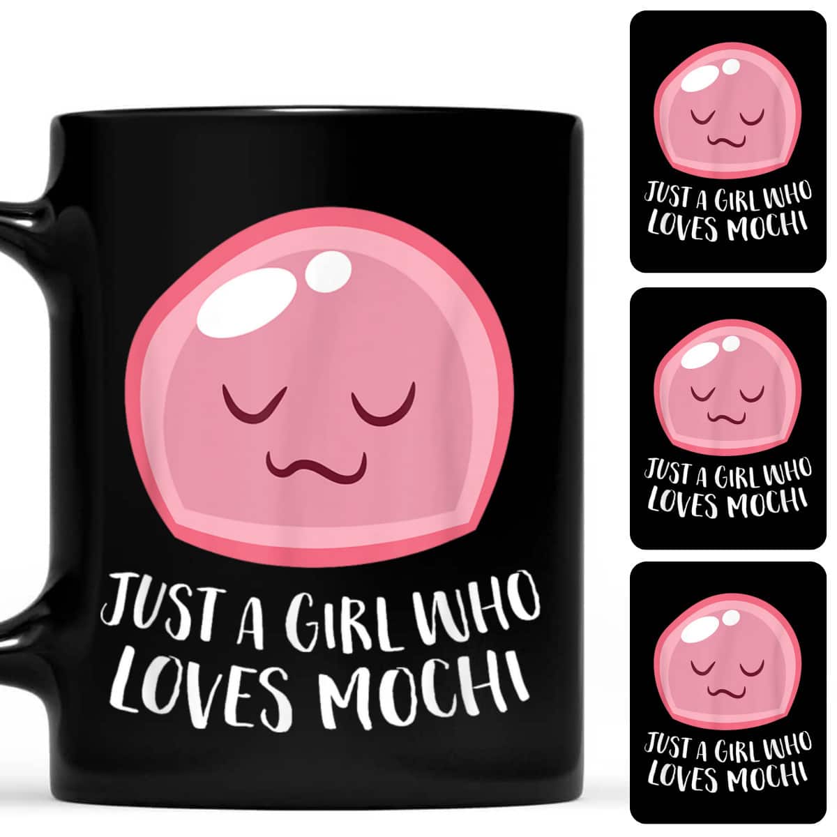 Funny Mochi Ice Cream Just A Girl Who Loves Mochi T-Shirt