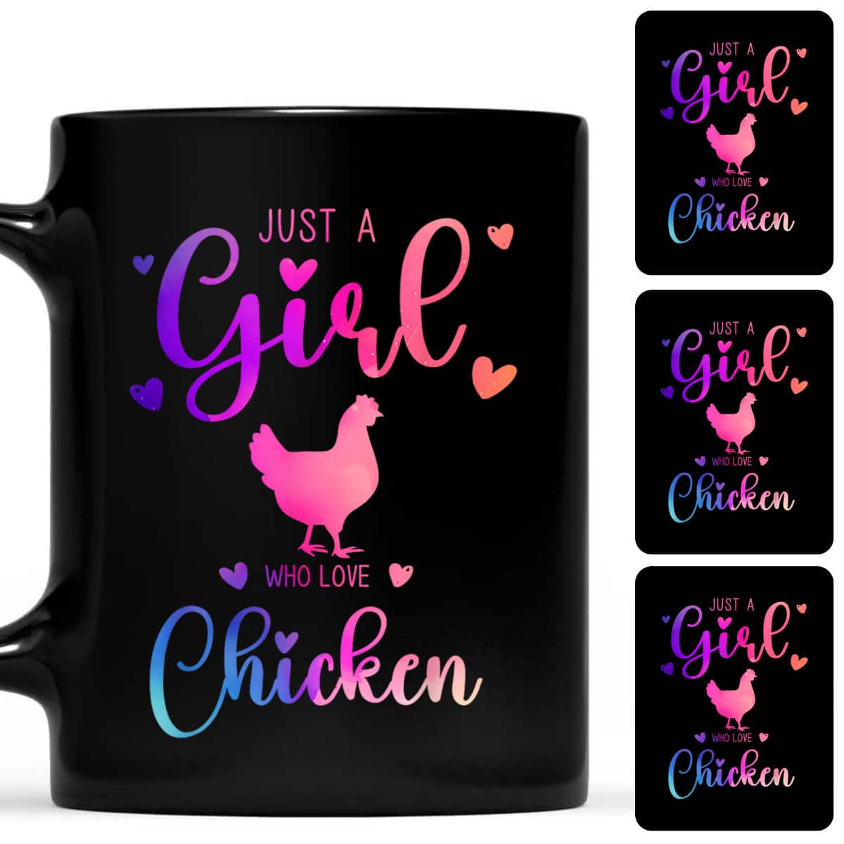 Just A Girl Who Loves Chicken Gift T-Shirt Just A Girl Who Loves Chicken Gift T-Shirt