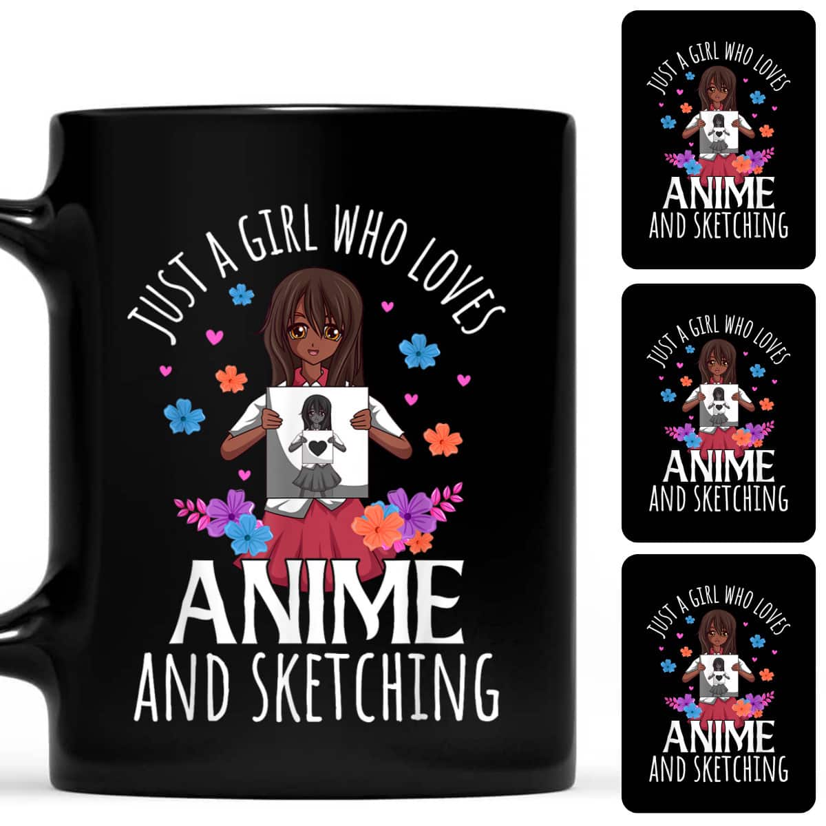 Just A Girl Who Loves Anime And Sketching Anime Lovers T-Shirt