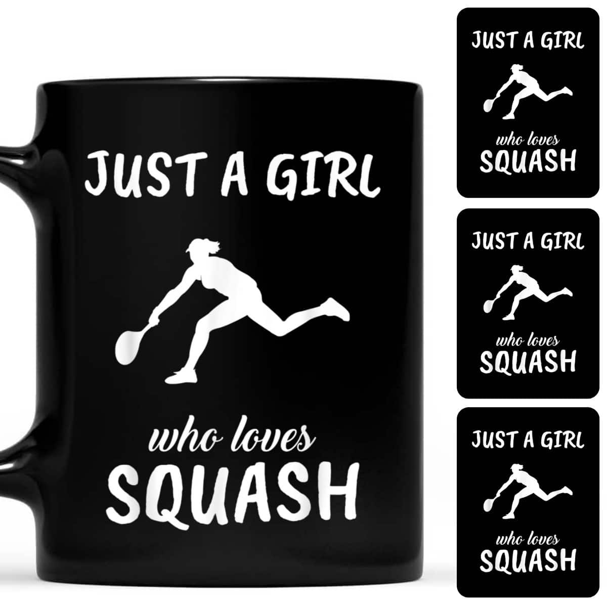 Just A Girl Who Loves Squash Sports Gift Squash T-Shirt