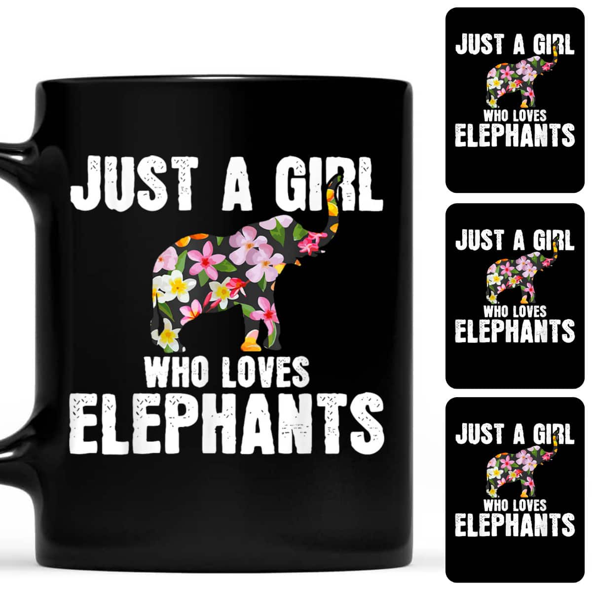 Elephant Just A Girl Who Loves Elephants Gift T-Shirt