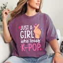 Just A Girl Who Loves K-Pop Cute T-Shirt