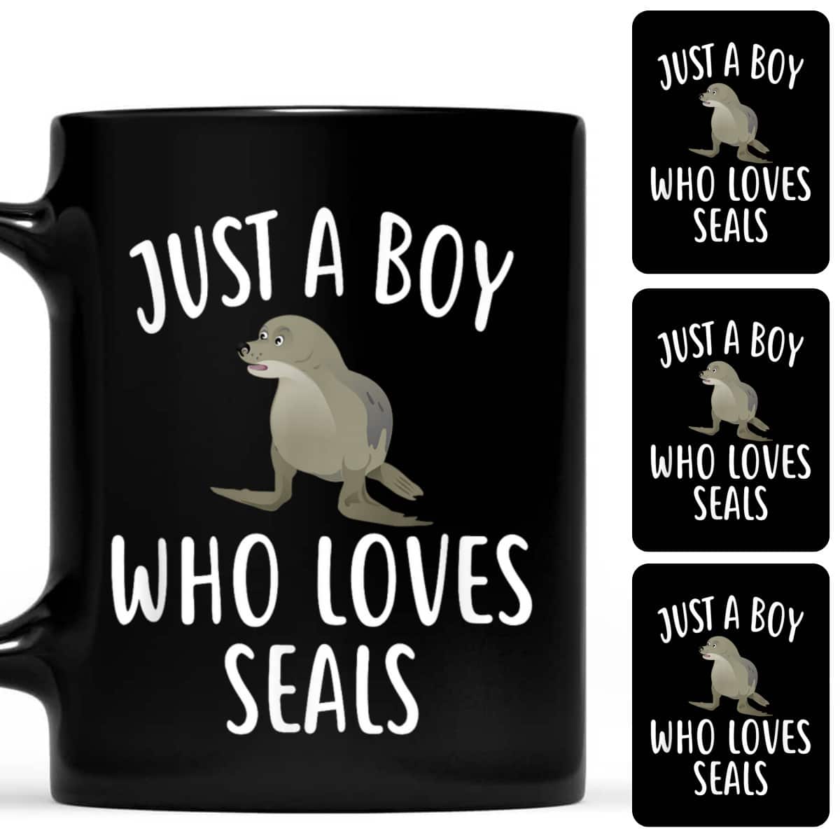 Just A Boy Who Loves Seals Funny Seal T-Shirt Just A Boy Who Loves Seals Funny Seal T-Shirt