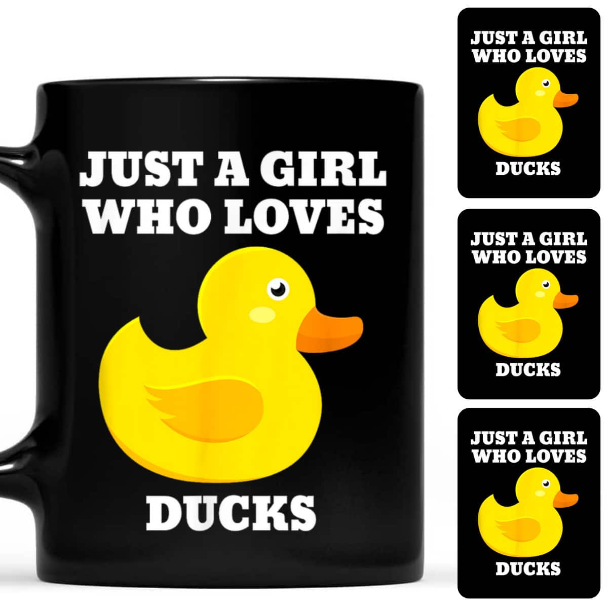 Just A Girl Who Loves Ducks Cute Duck Gift T-Shirt