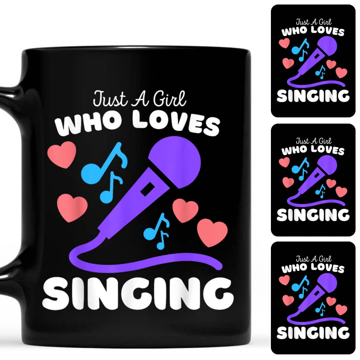 Just A Girl Who Loves Singing Cute Girls Singing T-Shirt