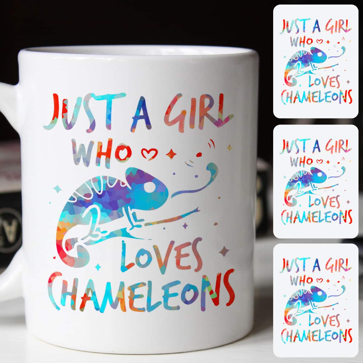 Chameleon For Girls Just A Girl Who Loves Chameleons T-Shirt