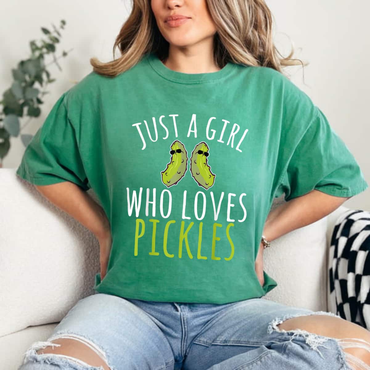 Just A Gift Who Loves Pickle Gift T-Shirt Just A Gift Who Loves Pickle Gift T-Shirt