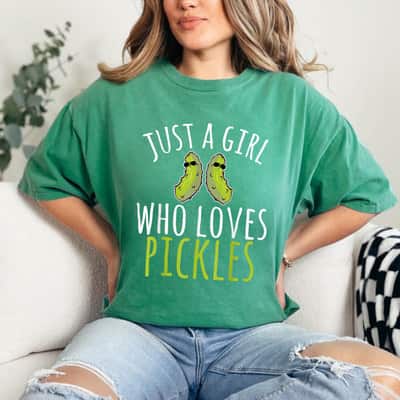 Just A Gift Who Loves Pickle Gift T-Shirt