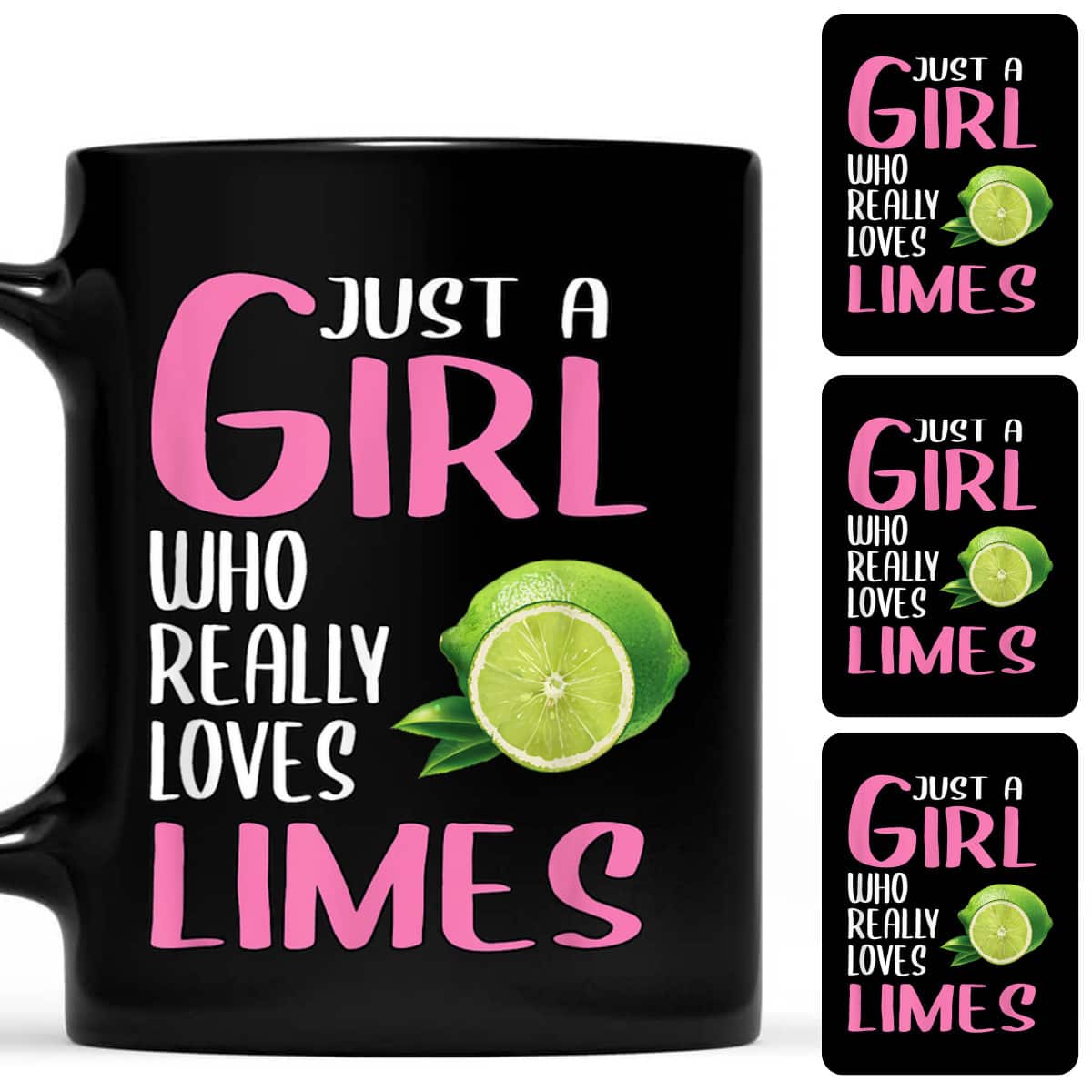 Cute Gift Just A Girl Who Really Loves Limes T-Shirt
