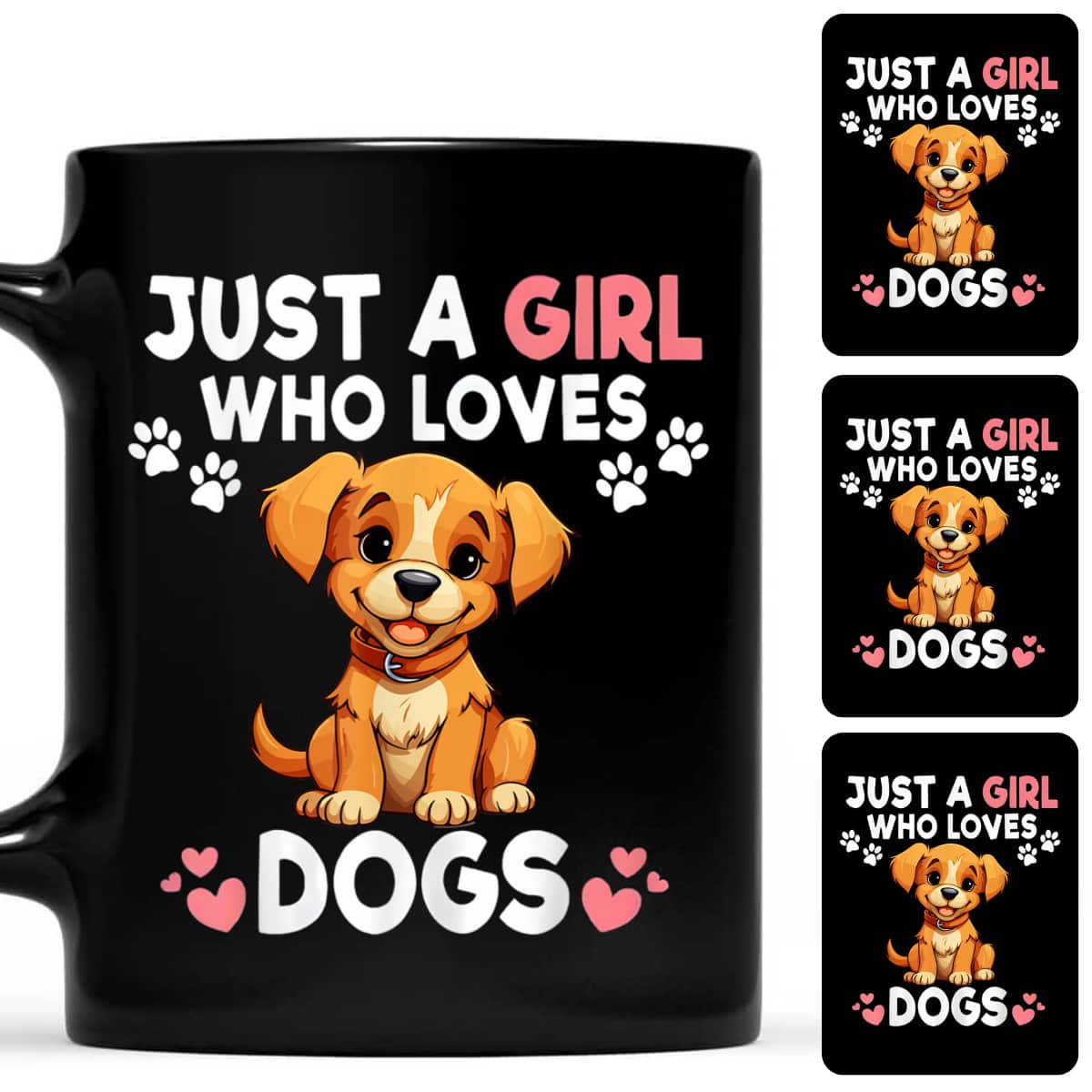 Just A Girl Who Loves Dogs Gifts For Moms Girls Who Love Dog T-Shirt Just A Girl Who Loves Dogs Gifts For Moms Girls Who Love Dog T-Shirt