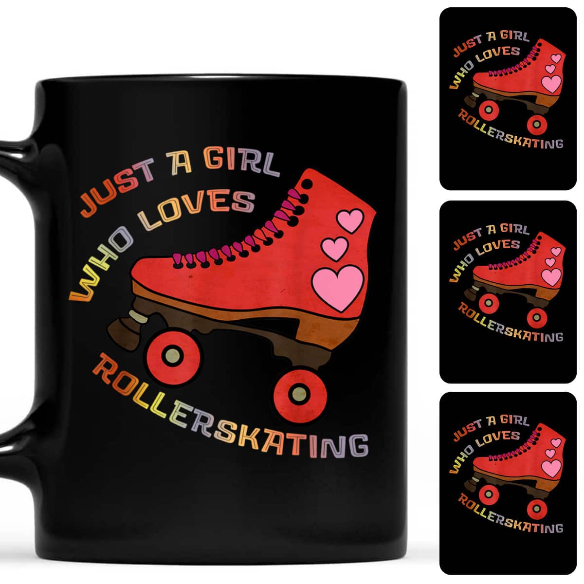 Rollerskating Vintage Roller Skating Just A Girl Who Loves Rollerskating T-Shirt