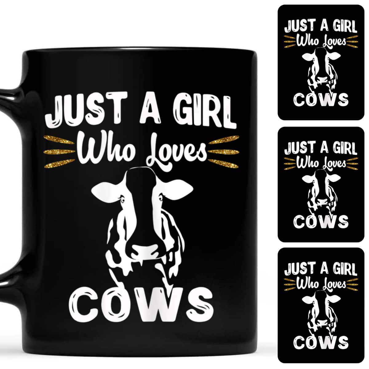Cow Just A Girl Who Loves Cows Farmer Butcher Milk Cute T-Shirt