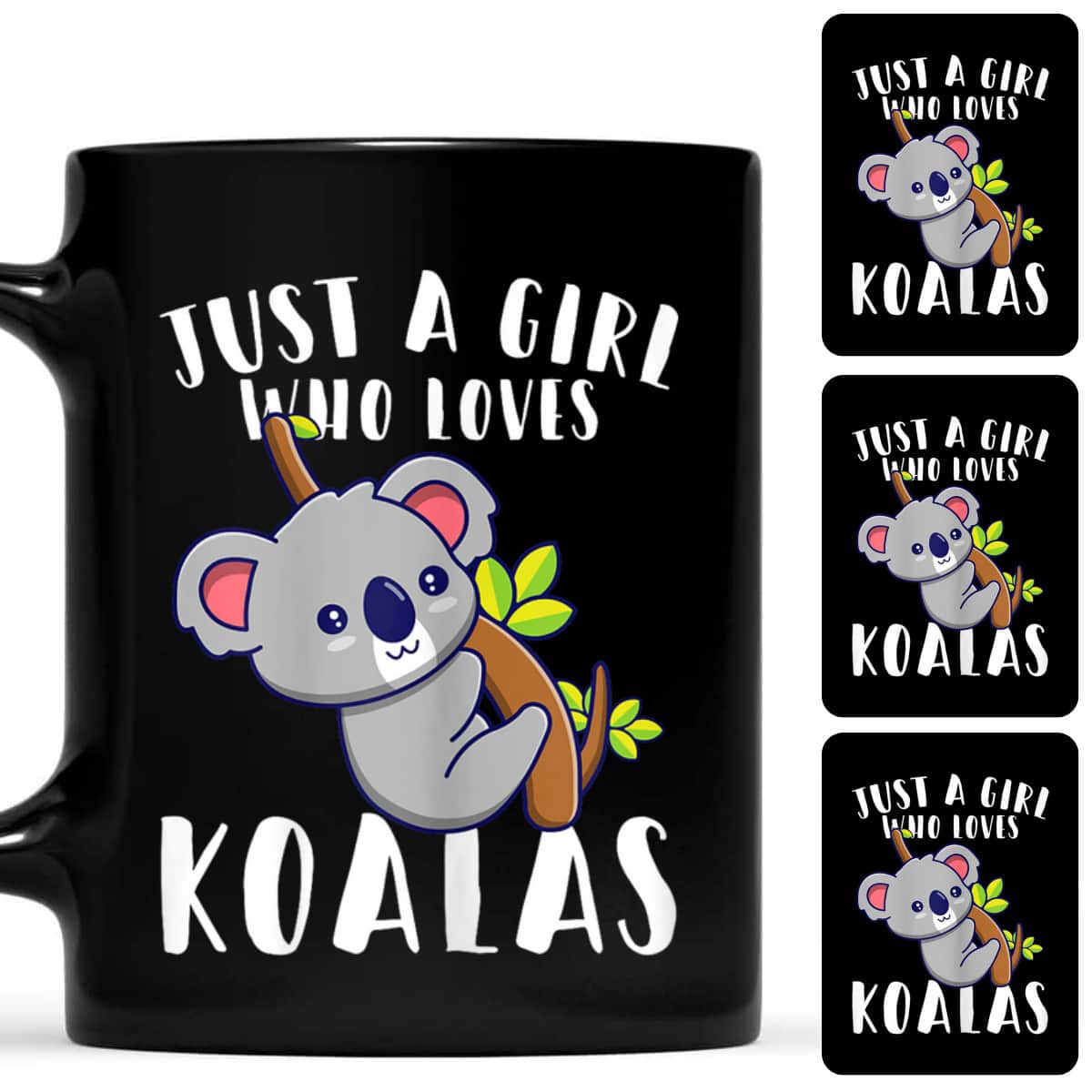 Funny Gift Just A Girl Who Loves Australian Koalas T-Shirt