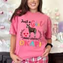 Just A Girl Who Loves Okapi Okapi Lover Gift T-Shirt