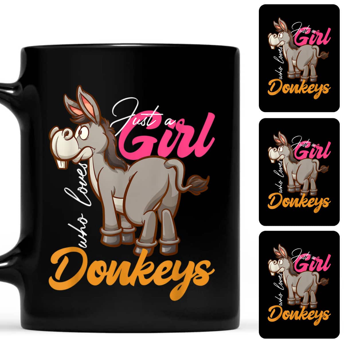 Just A Girl Who Loves Donkeys T-Shirt
