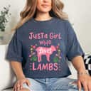 Lamb Sheep Just A Girl Who Loves Lambs Gift T-Shirt Lamb Sheep Just A Girl Who Loves Lambs Gift T-Shirt
