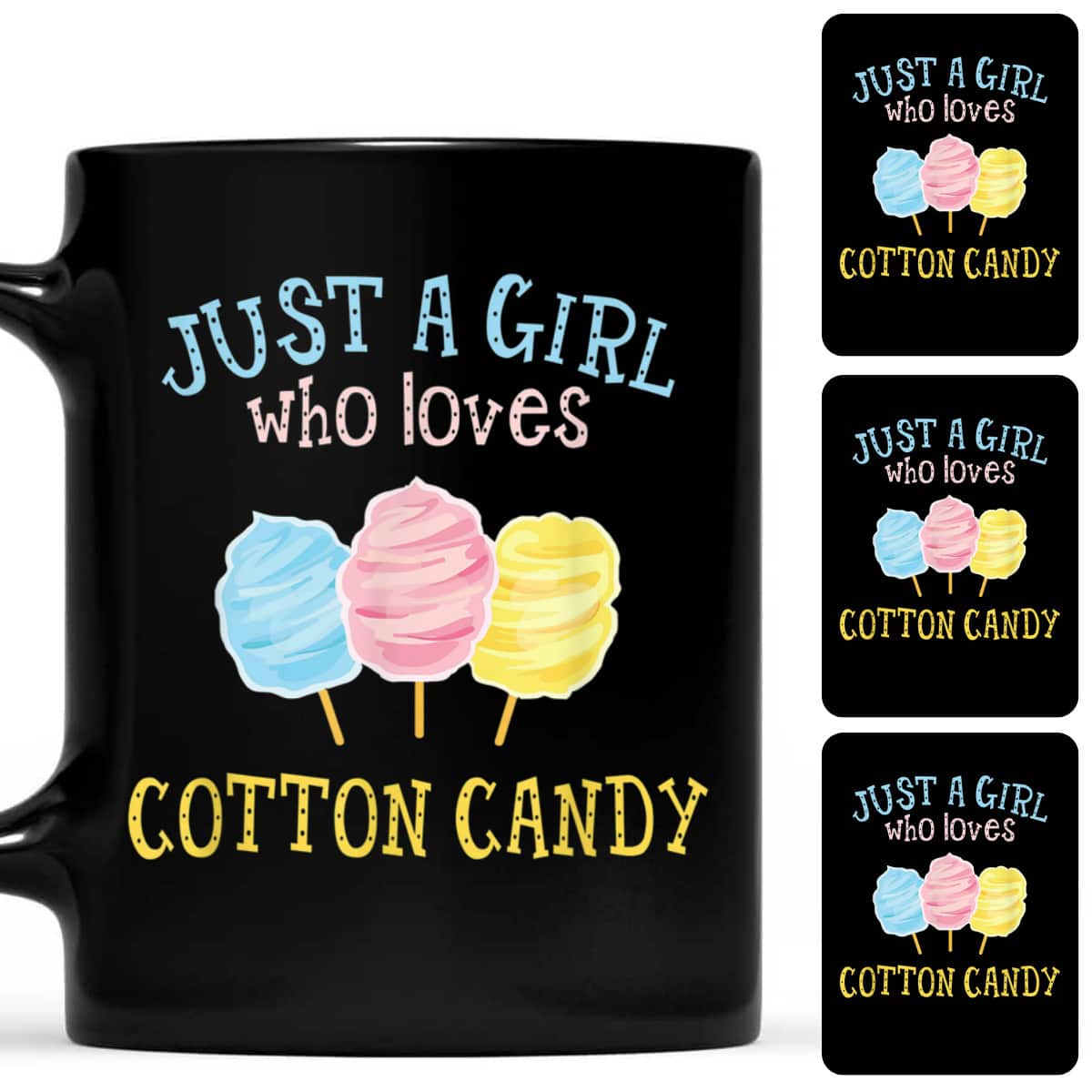 Funny Candy Lover Just A Girl Who Loves Cotton Candy T-Shirt Funny Candy Lover Just A Girl Who Loves Cotton Candy T-Shirt