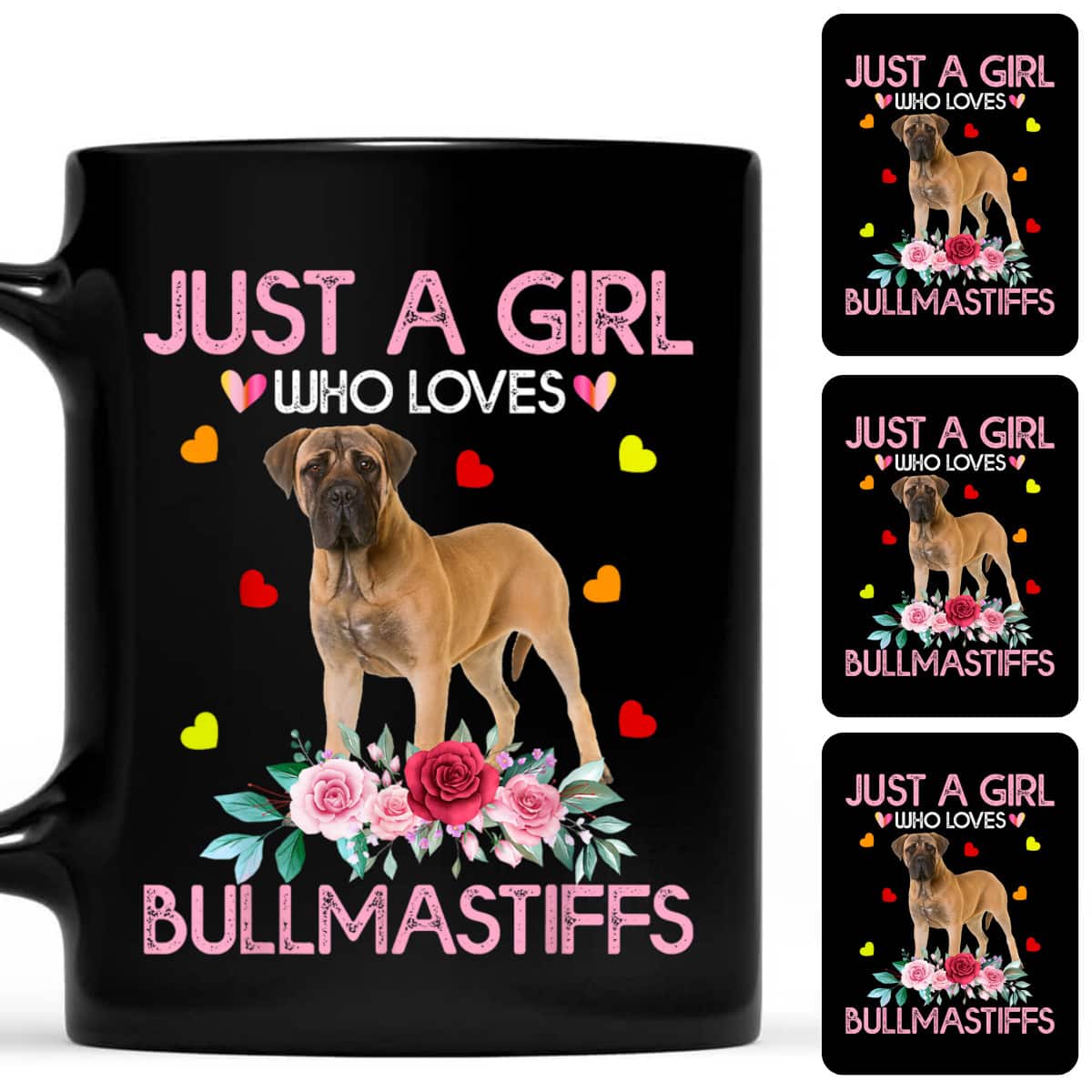 Bullmastiff Dog Lover Just A Girl Who Loves Bullmastiffs T-Shirt Bullmastiff Dog Lover Just A Girl Who Loves Bullmastiffs T-Shirt