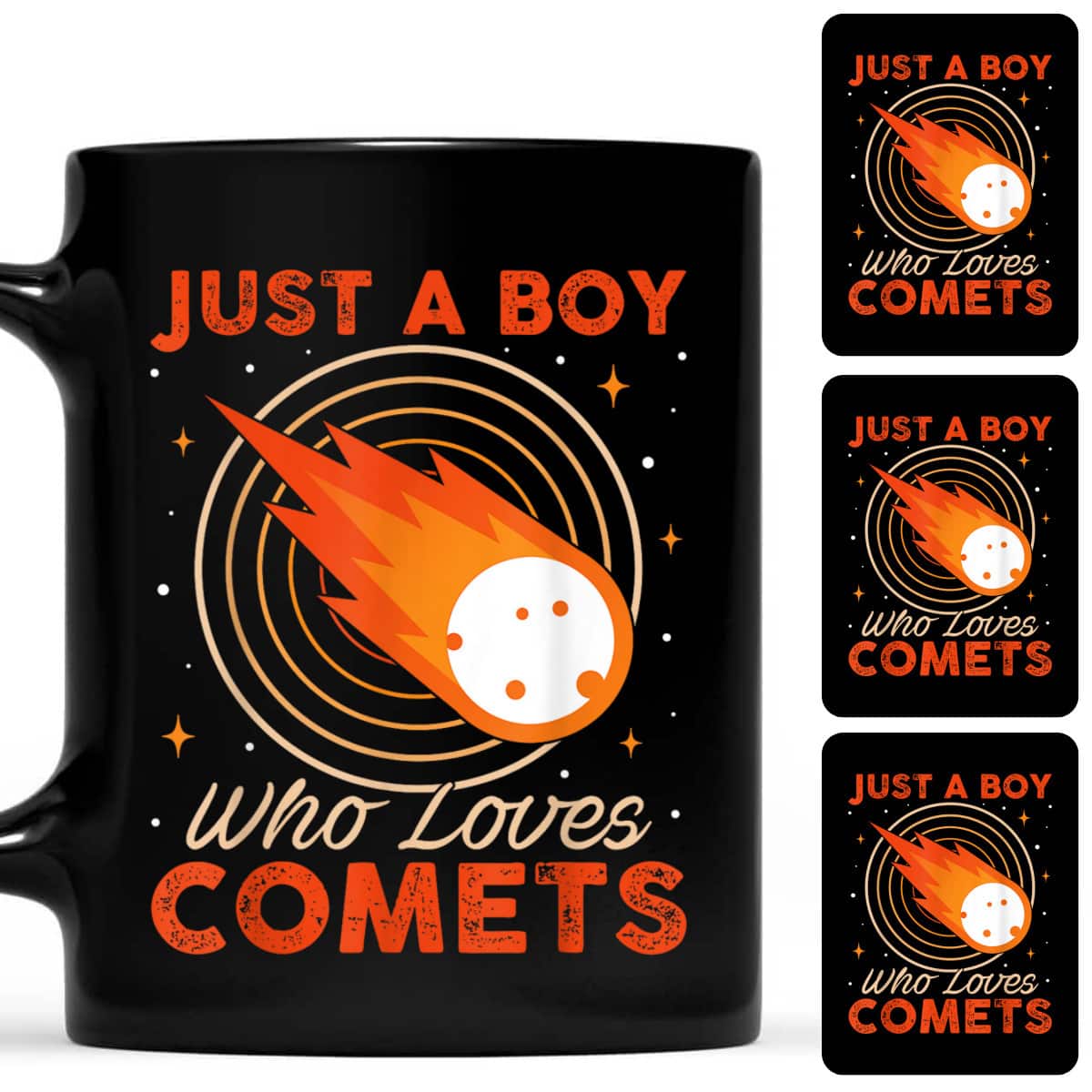 Just A Boy Who Loves Comets Astronomer T-Shirt