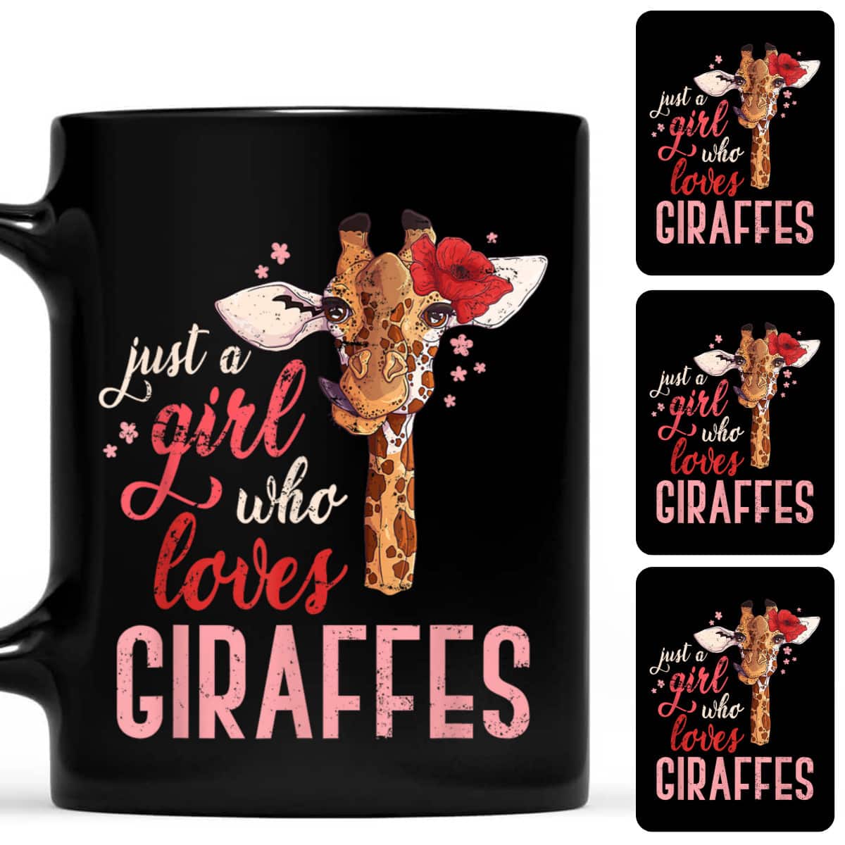 Just A Girl Who Loves Giraffe T-Shirt
