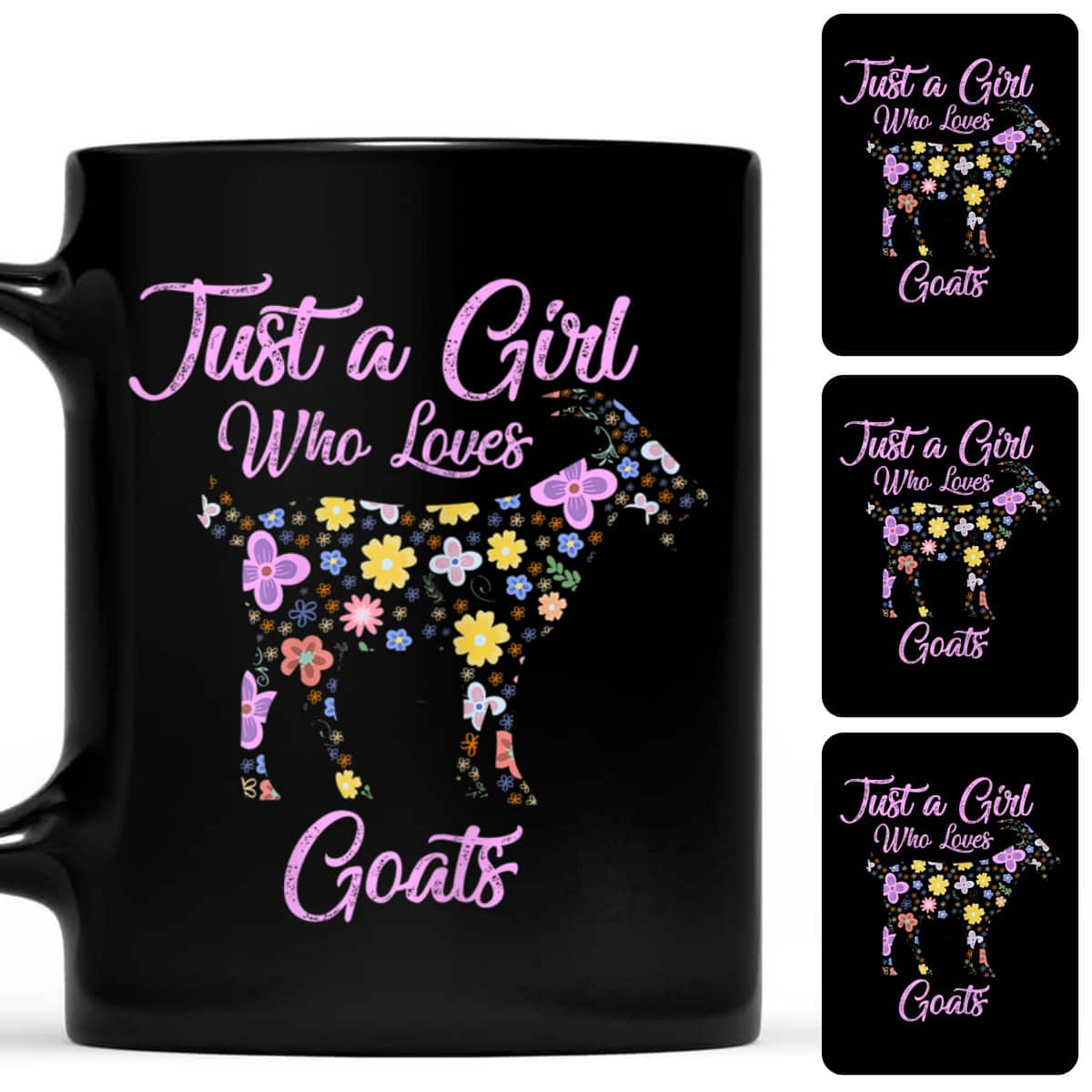 Just A Girl Who Loves Goats Gift Goat Lovers Women Gifts T-Shirt Just A Girl Who Loves Goats Gift Goat Lovers Women Gifts T-Shirt