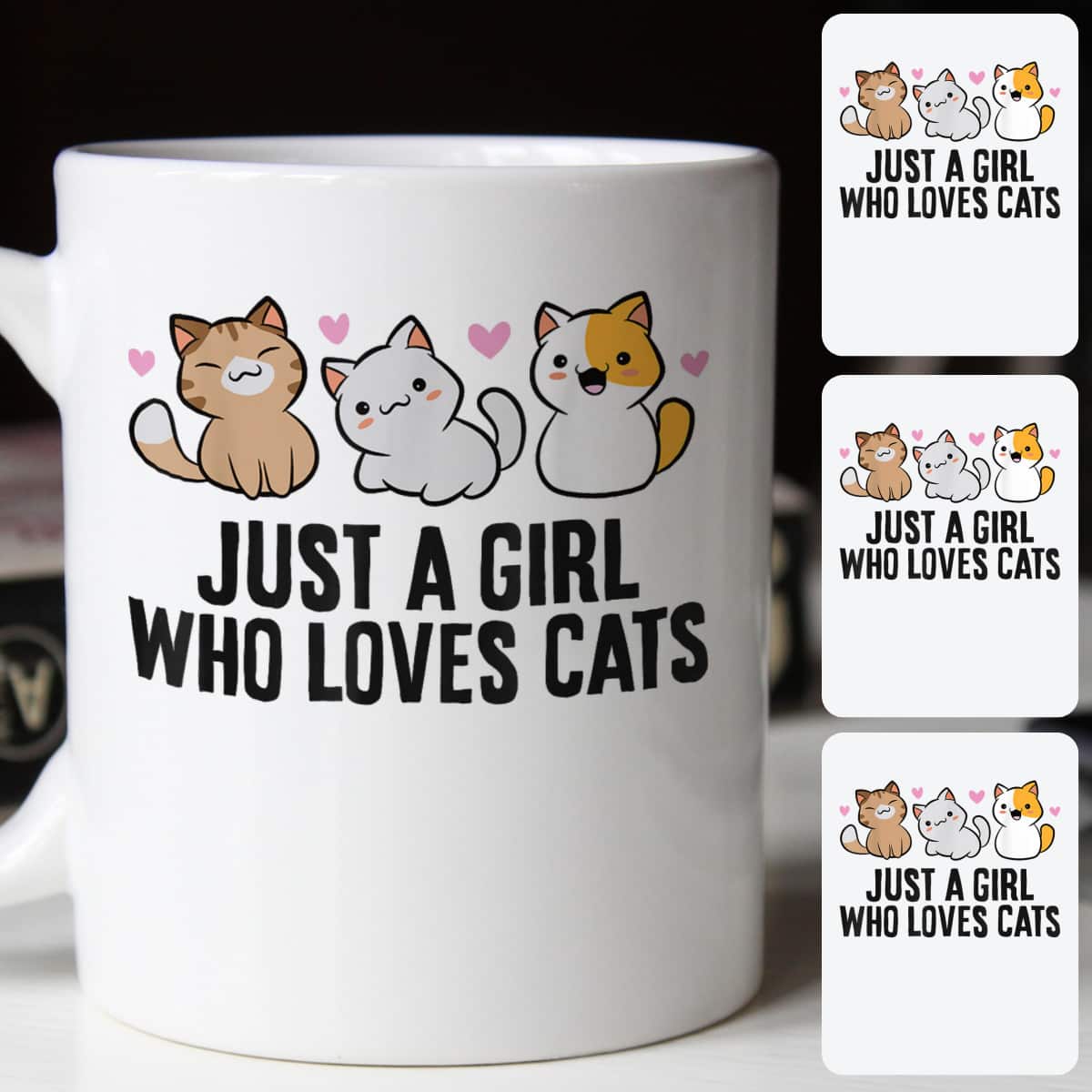 Cat Mom Crazy Cat Lady Just A Girl Who Loves Cats T-Shirt