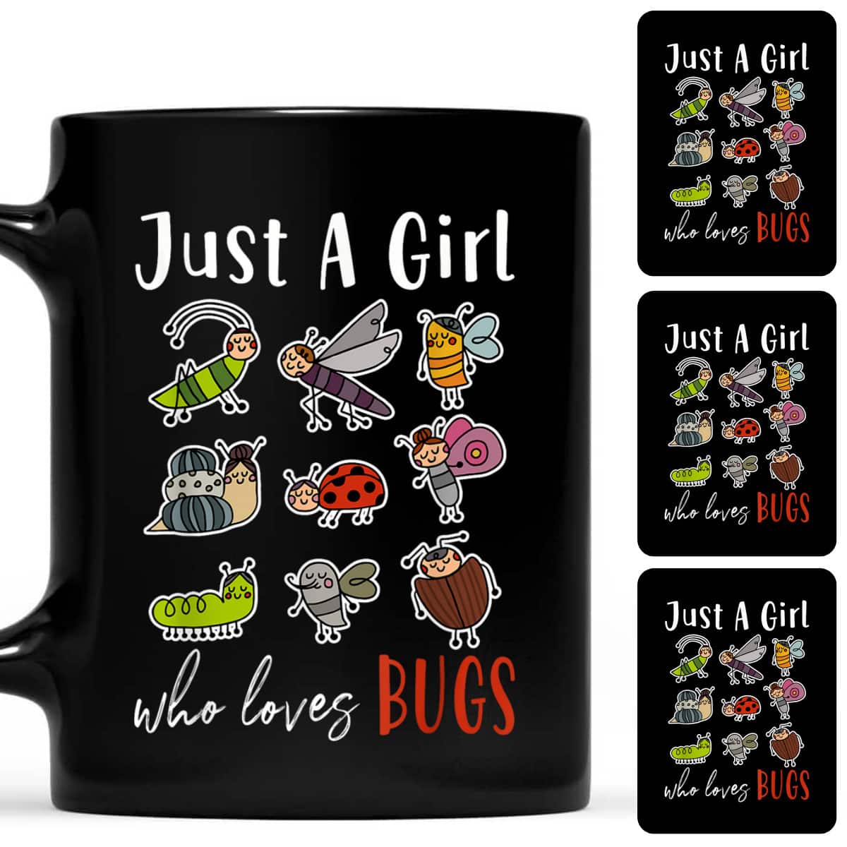 Just A Girl Who Loves Bugs Insect Lover T-Shirt