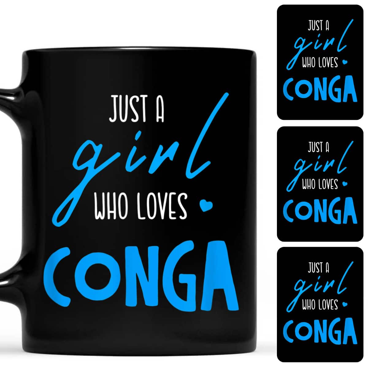 Just A Girl Who Loves Conga Music Instrument Conga T-Shirt Just A Girl Who Loves Conga Music Instrument Conga T-Shirt