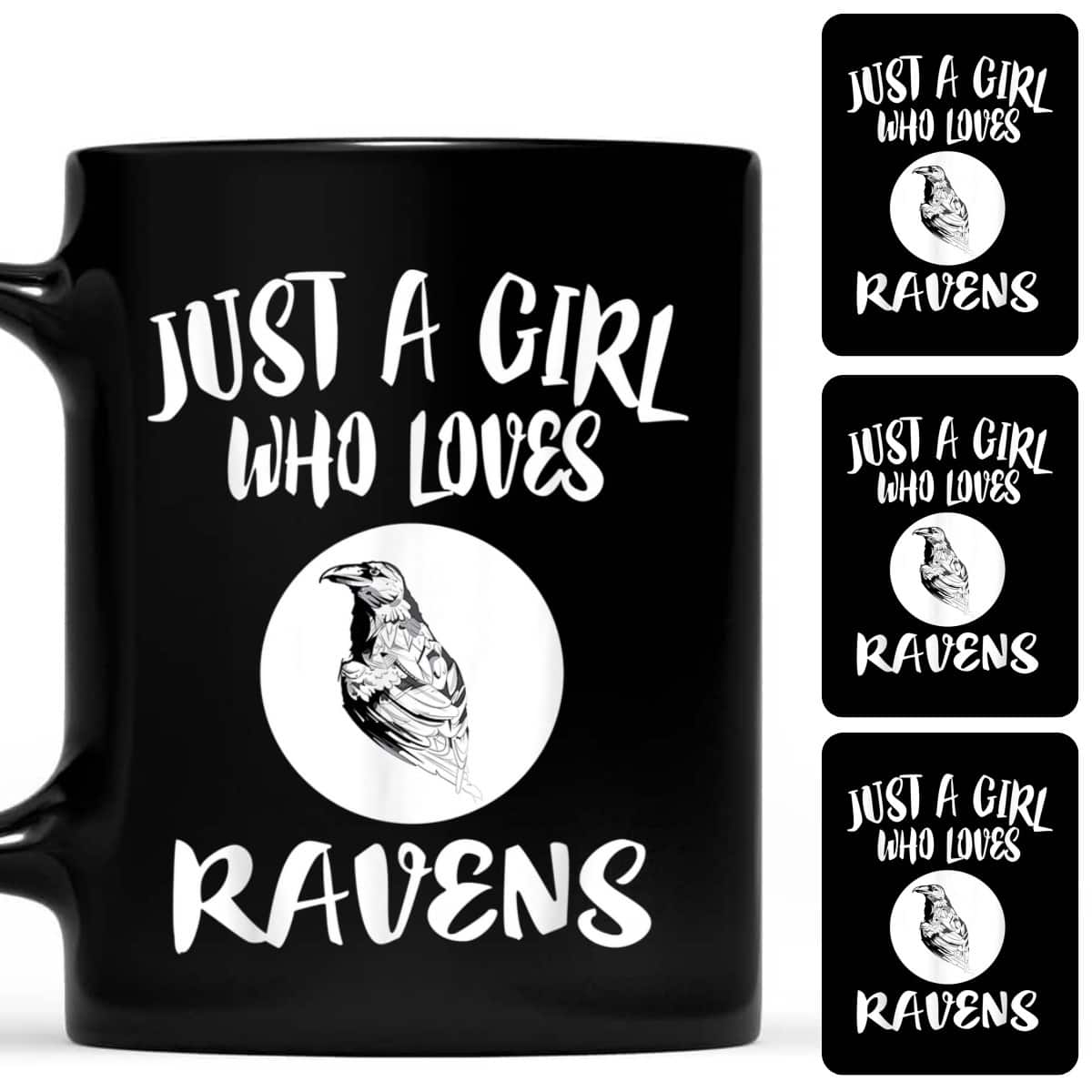 Just A Girl Who Loves Ravens Bird Lover Gift T-Shirt Just A Girl Who Loves Ravens Bird Lover Gift T-Shirt
