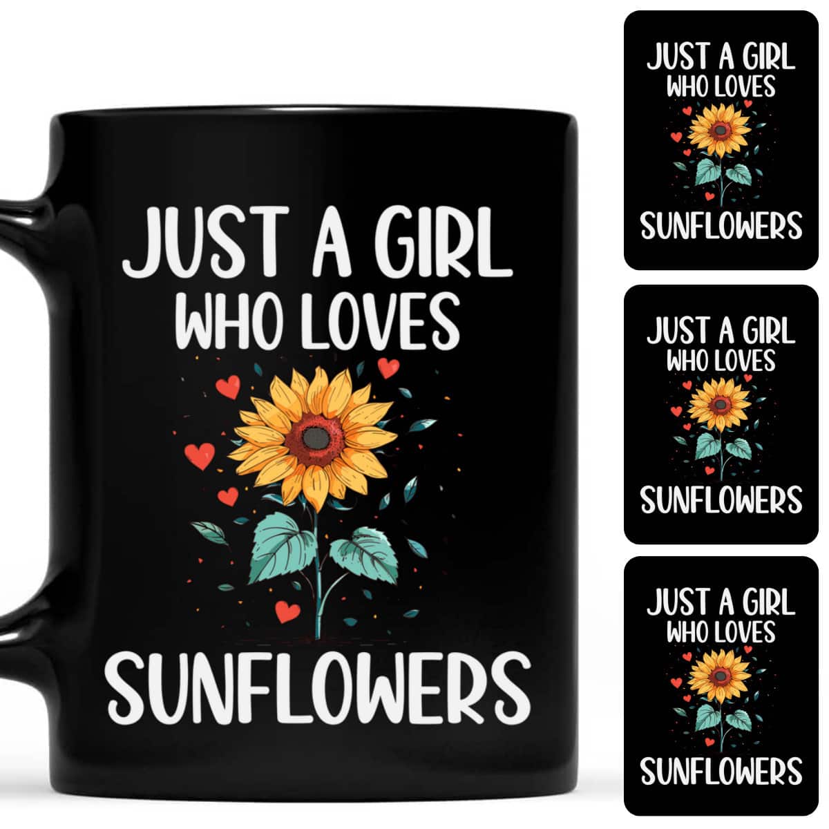 Funny Sunflower Lovers Just A Girl Who Loves Sunflowers T-Shirt Funny Sunflower Lovers Just A Girl Who Loves Sunflowers T-Shirt