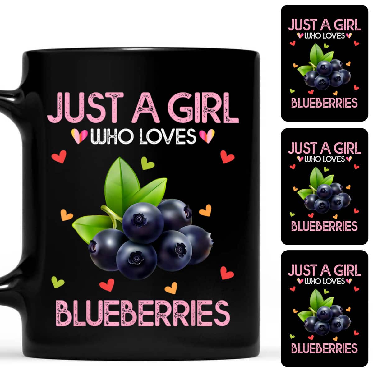 Blueberry Gift Just A Girl Who Loves Blueberries T-Shirt Blueberry Gift Just A Girl Who Loves Blueberries T-Shirt