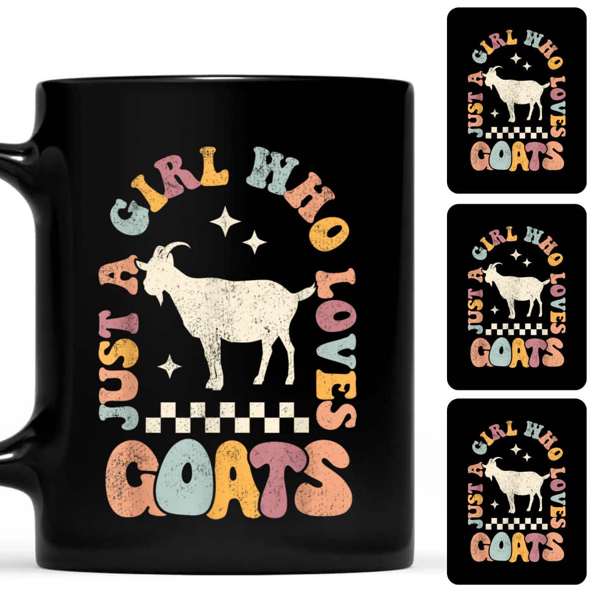 Just A Girl Who Loves Goats Cute Goat Mom Farm Animal Lover T-Shirt Just A Girl Who Loves Goats Cute Goat Mom Farm Animal Lover T-Shirt
