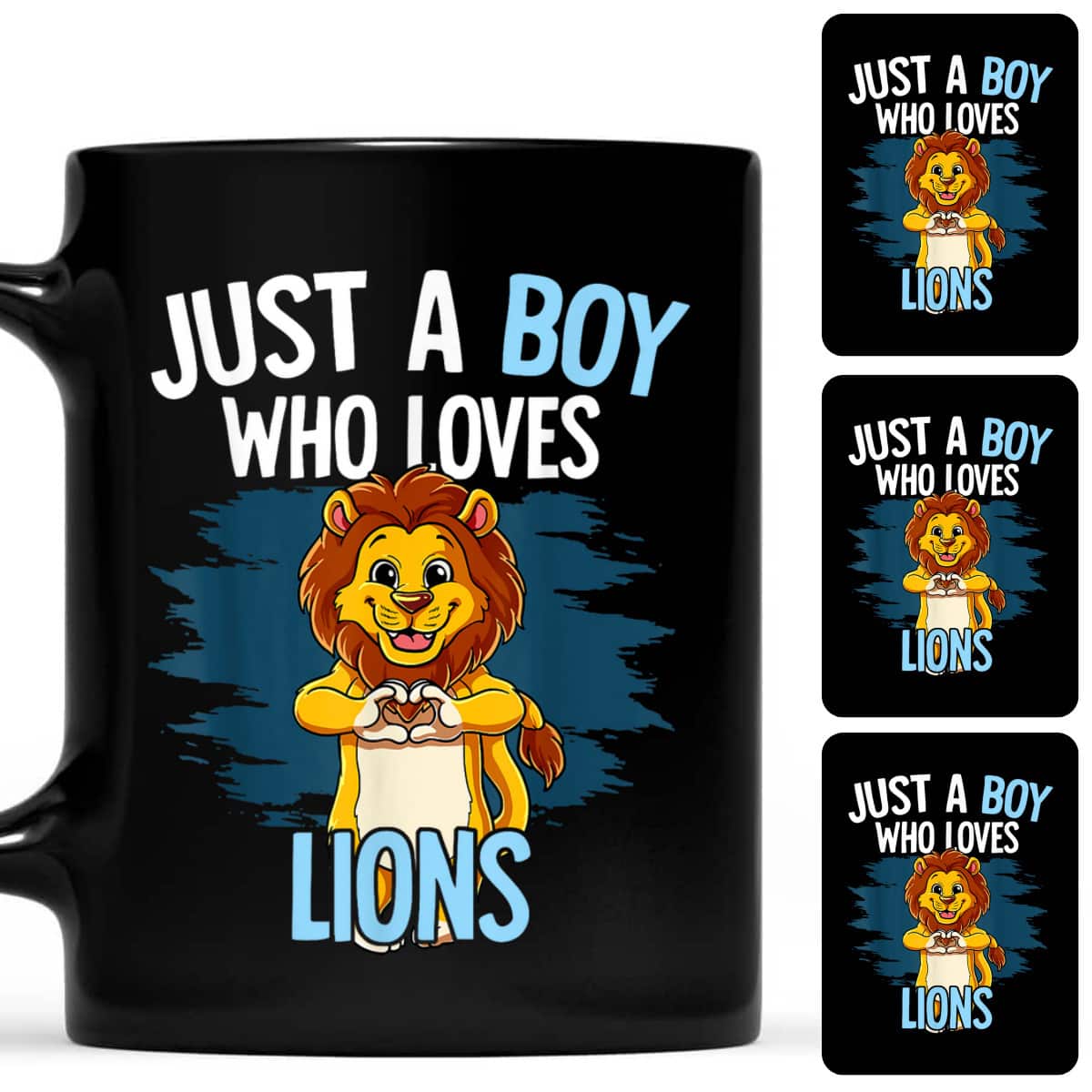 Just A Boy Who Loves Lions Lion T-Shirt Just A Boy Who Loves Lions Lion T-Shirt