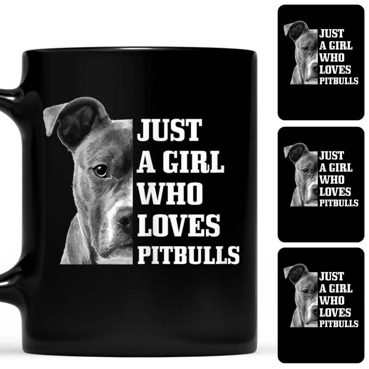 Dog Pitbull Mom Funny Just A Girl Who Loves Pitbulls T-Shirt Dog Pitbull Mom Funny Just A Girl Who Loves Pitbulls T-Shirt