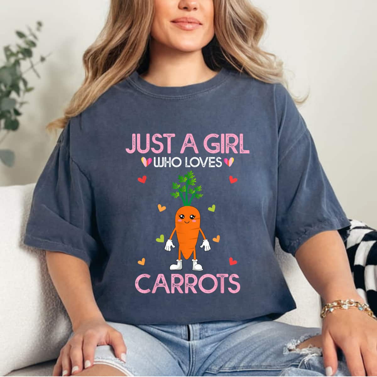Carrots Just A Girl Who Loves Carrots T-Shirt Carrots Just A Girl Who Loves Carrots T-Shirt