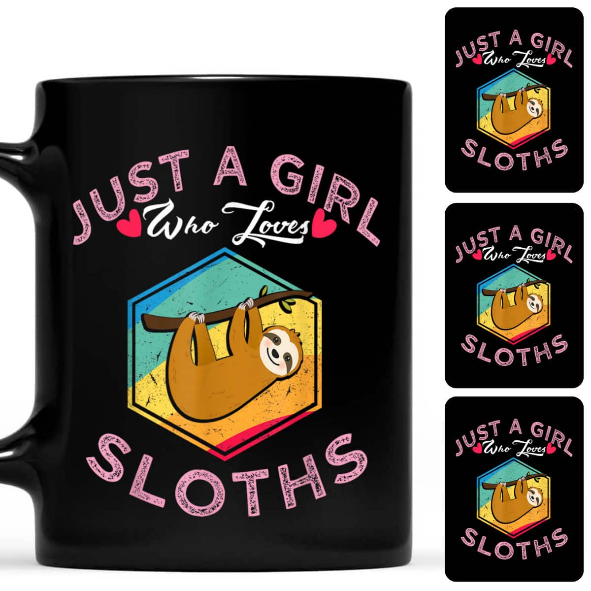 Funny Gift For Sloth Lovers Just A Girl Who Loves Sloths T-Shirt Funny Gift For Sloth Lovers Just A Girl Who Loves Sloths T-Shirt